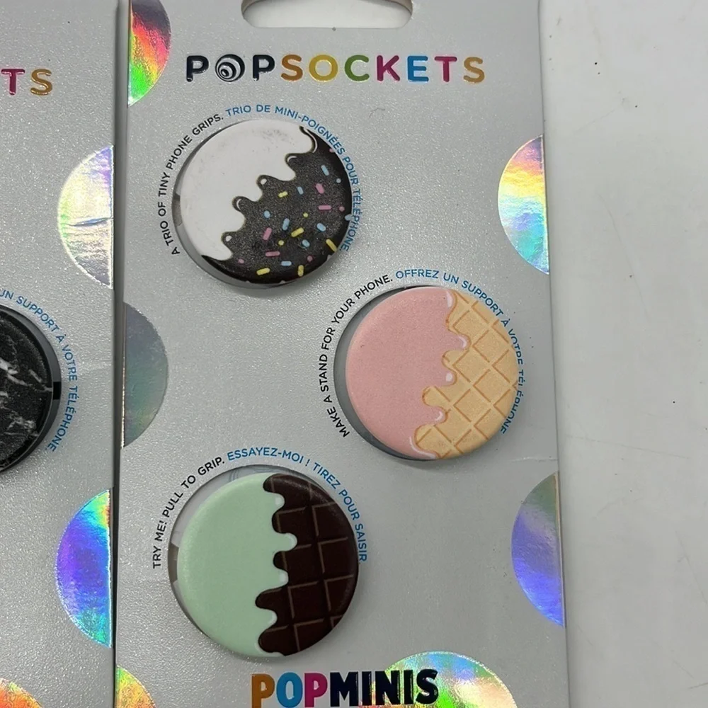 Pop Sockets Popminis - 3 small pop sockets - NWT